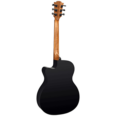 LAG T118ACE-BLK Tramontane Auditorium Cut Black Elektro Akustik Gitar
